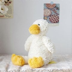 Armsad parditäidisega loomad, Pehme valge Pardi Pehme Padjad Kawaii Kallistavad Squishy Duck Plushie Mänguasjad Kingitused Lastele Jõulud Sõbrapäev hind ja info | Jõulukaunistused | kaup24.ee