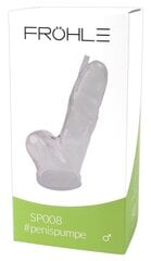 Frohle цилиндр для пениса Realistic Penis Cylinder L, прозрачный цена и информация | Помпы для пениса и вагины | kaup24.ee