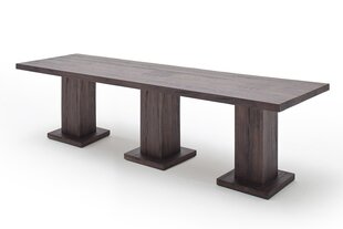 Обеденный стол MC Akcent Manchester, 300x120 см, темно-коричневый цена и информация | Кухонные и обеденные столы | kaup24.ee