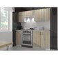 Seinapealne köögikapp NORE Lima W40 D1, valge/tamme värv hind ja info | Köögikapid | kaup24.ee