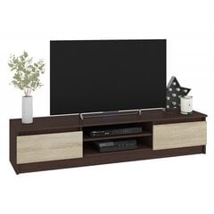 ТВ столик NORE CLP 160, коричневый/цвета дуба цена и информация | Тумбы под телевизор | kaup24.ee