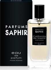 Parfüümvesi Saphir California Pour Homme EDP meestele 50 ml цена и информация | Мужские духи | kaup24.ee