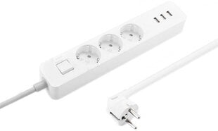 Pikendusjuhe Xiaomi Mi Power Strip, 3 pesa + 3 USB hind ja info | Pikendusjuhtmed, kaablid | kaup24.ee