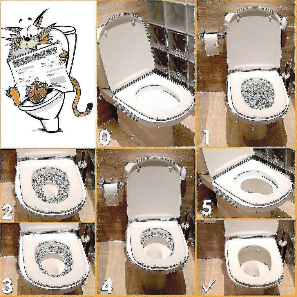 Kassi WC-istme tualettruumi treeningsüsteem liivakasti liivakasti WC-istme koolitussüsteem, et teie kass tualetiga harjuks hind ja info | Kott-toolid, tumbad, järid | kaup24.ee