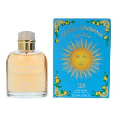 Tualettvesi Dolce & Gabbana Light Blue Sun Pour Homme EDT meestele 125 ml цена и информация | Мужские духи | kaup24.ee