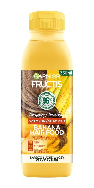 Šampoon Garnier Fructis Banana Hair Food 350 ml hind ja info | Šampoonid | kaup24.ee