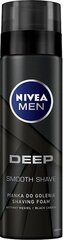 Пена для бритья для мужчин Nivea Men Deep 200 мл цена и информация | Средства для бритья | kaup24.ee