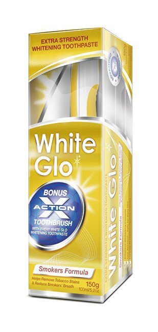 Hambapasta suitsetajatele "Glo White" Smokers Formula, 150g. цена и информация | Suuhügieen | kaup24.ee