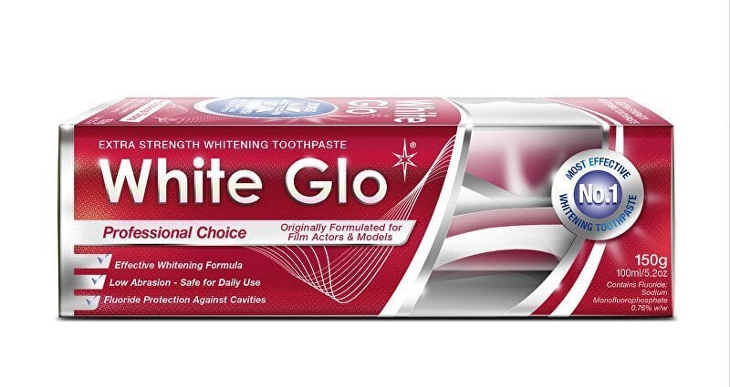 Valgendav hambapasta "White Glo" Professional Choice, 150g. цена и информация | Suuhügieen | kaup24.ee