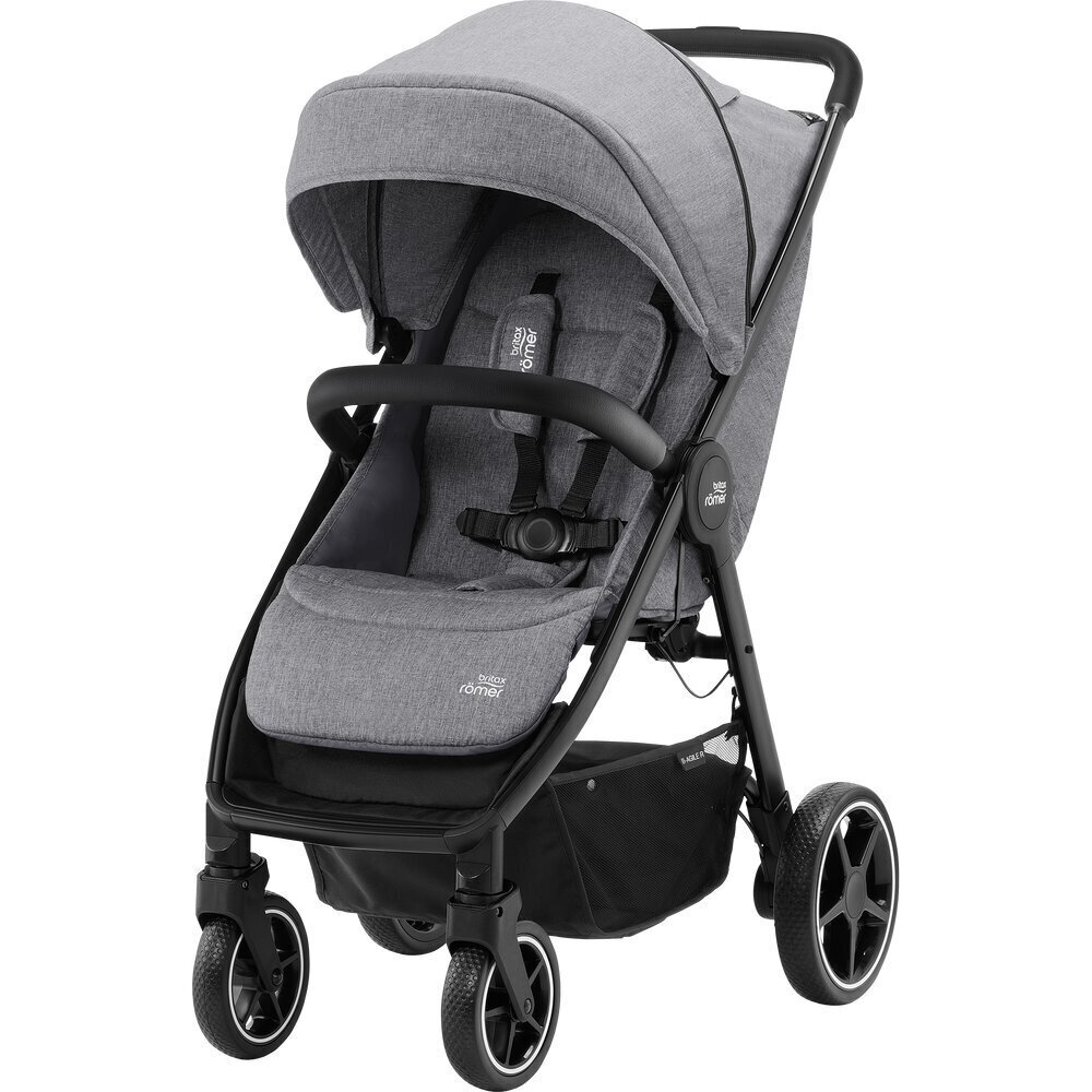 Sportlik jalutuskäru Britax Roemer B-Agile R 2020, Elephant Grey/Black цена и информация | Vankrid, jalutuskärud | kaup24.ee