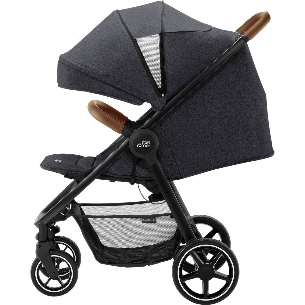 Sportlik jalutuskäru Britax Roemer B-Agile R 2020, Black Shadow/Brown цена и информация | Vankrid, jalutuskärud | kaup24.ee