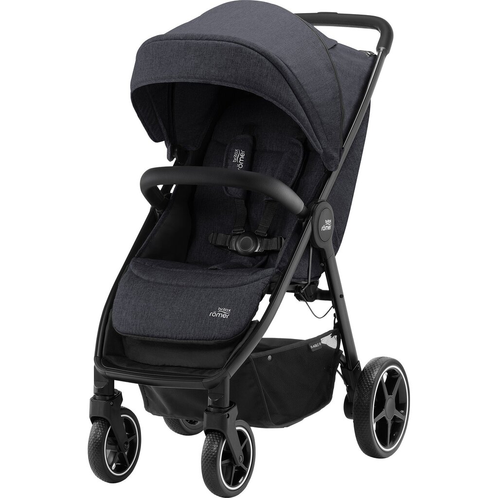 Sportlik jalutuskäru Britax Roemer B-Agile R 2020, Black Shadow/Black hind ja info | Vankrid, jalutuskärud | kaup24.ee