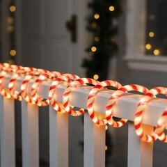 40 jala LED Candy Cane trossvalgustid, veekindlad välistingimustes kasutatavad 360 LED-i jõulukaunistusega valgustid цена и информация | Гирлянды | kaup24.ee