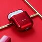 Ümbris Baseus Metallic Shining Ultra-thin Silicone Protector Case with Hook for Airpods, Red hind ja info | Kõrvaklappide tarvikud | kaup24.ee