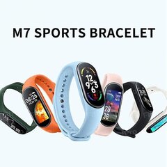 M7 nutikas käevõru Mi Band 7 HD suur ekraan pulsisagedus vererõhk verehapnik Ip67 veekindel roosa hind ja info | Nutivõrud (fitness tracker) | kaup24.ee