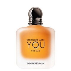 Tualettvesi Emporio Armani Stronger With You Freeze EDT meestele 100 ml hind ja info | Meeste parfüümid | kaup24.ee