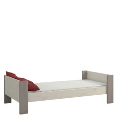 Детская кровать Steens For Kids 649, 90x200 см, цвета побеленной сосны/серая цена и информация | Детские кровати | kaup24.ee