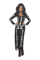 Naiste skeleti kostüüm hind ja info | Karnevali kostüümid | kaup24.ee