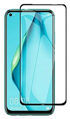 Защитное стекло Full Glue 5D для телефона Huawei P40 Lite, черное цена и информация | Ekraani kaitsekiled | kaup24.ee