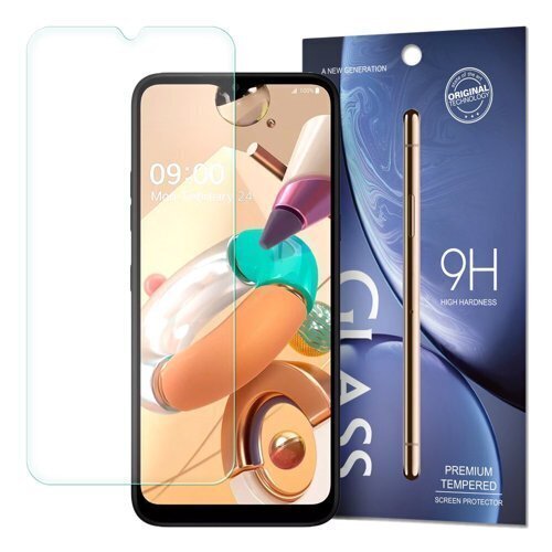 Kaitseklaas Tempered Glass 2.5D sobib LG K41s hind ja info | Ekraani kaitsekiled | kaup24.ee