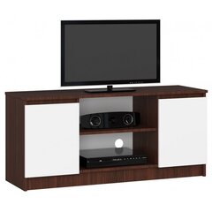 ТВ столик NORE RTV K120, коричневый / белый цена и информация | Тумбы под телевизор | kaup24.ee