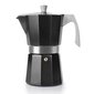 Espressokann evva must, 9-le tassile цена и информация | Kohvikannud, teekannud | kaup24.ee