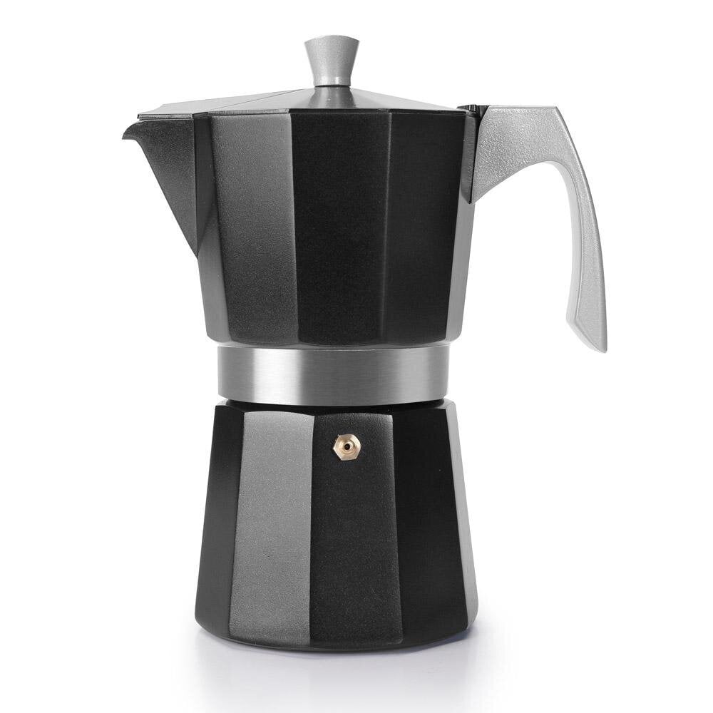Espressokann evva must, 6-le tassile цена и информация | Kohvikannud, teekannud | kaup24.ee