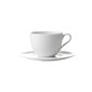 Kohvitass+alustaldrik, 20cl, 4tk, relief цена и информация | Klaasid, tassid ja kannud | kaup24.ee