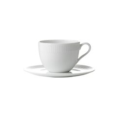 Кофейная чашка+блюдце, 20cl, 4шт, relief цена и информация | Стаканы, фужеры, кувшины | kaup24.ee