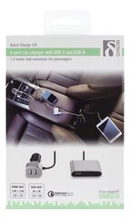 Deltaco USBC-CAR102, USB-C, 10.8A hind ja info | Mobiiltelefonide laadijad | kaup24.ee