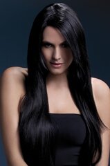 Черный парик  Amber цена и информация | Карнавальные костюмы | kaup24.ee