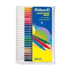 Фломастеры Pelikan, 24 цвета цена и информация | Принадлежности для рисования, лепки | kaup24.ee