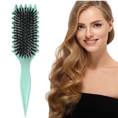 Bounce Curl Brush, 2024 NY Bounce Curl Define Brush, metssiga harjastega juuksehari Stylingborste för detangling, Bounce Curl Define Styling Brush hind ja info | Viimistlusvahendid juustele | kaup24.ee