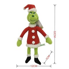 Kuidas Grinch varastas jõuluks Grinchi koer Palus nukk Lastele Jõulufilmi täidisega mänguasjade kaunistused цена и информация | Мягкие игрушки | kaup24.ee