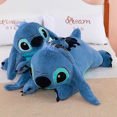 45/60/80 cm õmblusega nukk Disney plüüsist mänguasjad Lilostitch plüüs, täidisega nukk, pehme padi, kaldus asend Tume/helesinine armas mänguasja kingitus hind ja info | Pehmed mänguasjad | kaup24.ee