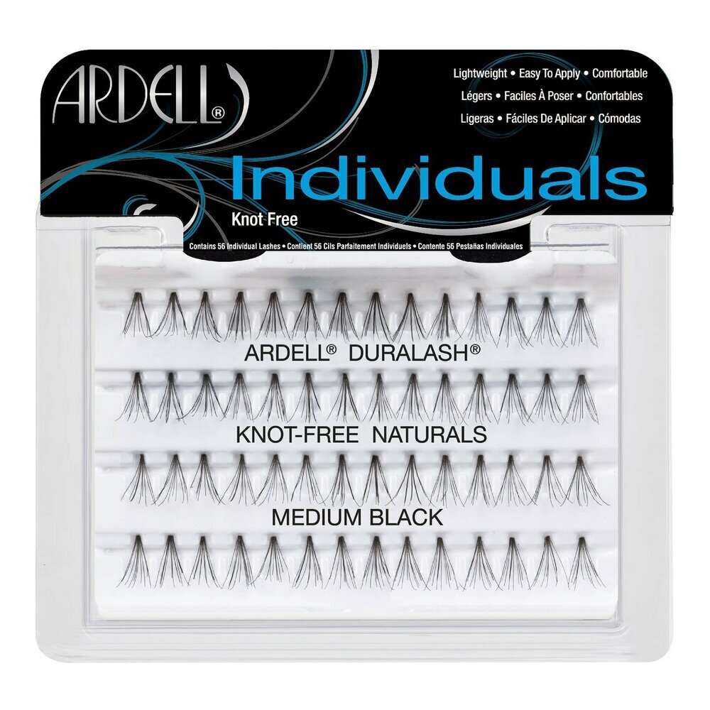 Ardell Knot-Free Naturals Medium Black Ripsmetutikud hind ja info | Kunstripsmed, ripsmekoolutajad | kaup24.ee