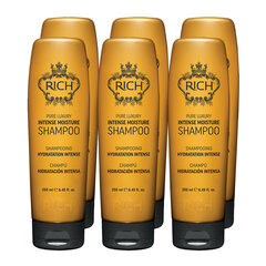 Intensiivselt niisutav šampoon RICH Intense Moisture Shampoo 6 x 250 ML hind ja info | Šampoonid | kaup24.ee