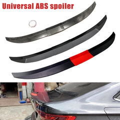 Universaalne autospoiler Võidusõiduspoiler ABS Kolmeosaline sabatiib Tagumine pagasiruumi spoiler Huul DIY osad tarvikud spoiler universaal-valik matt punane цена и информация | Мотошины и камеры | kaup24.ee