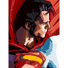 Maalimiskomplekt numbrite järgi Superman 40x50 hind ja info | Maalid numbri järgi | kaup24.ee