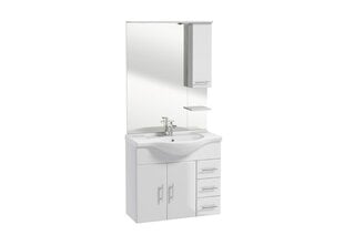 Комплект мебели для ванной комнаты Defra Rom II, белый цена и информация | Комплекты в ванную | kaup24.ee