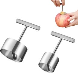 Apple Corer, 2 tk Apple Corer, Apple Corer, Apple Corer käepidemetega Praktiline Apple Corer hõlpsaks lõikamiseks, koju ja kööki цена и информация | Другие принадлежности для мебели | kaup24.ee