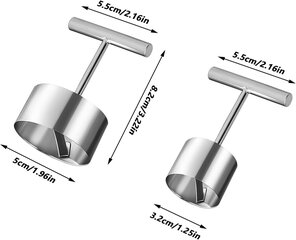 Apple Corer, 2 tk Apple Corer, Apple Corer, Apple Corer käepidemetega Praktiline Apple Corer hõlpsaks lõikamiseks, koju ja kööki цена и информация | Другие принадлежности для мебели | kaup24.ee