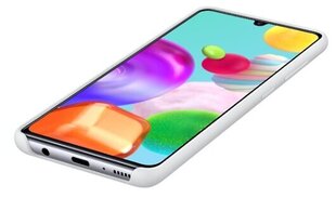 Cиликоновый чехол Samsung для телефона Galaxy A41, белый цена и информация | Чехлы для телефонов | kaup24.ee