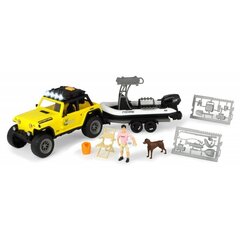 Набор рыбака Simba Dickie Toys Play Life Jeep + accessories цена и информация | Развивающий мелкую моторику - кинетический песок KeyCraft NV215 (80 г) детям от 3+ лет, бежевый | kaup24.ee