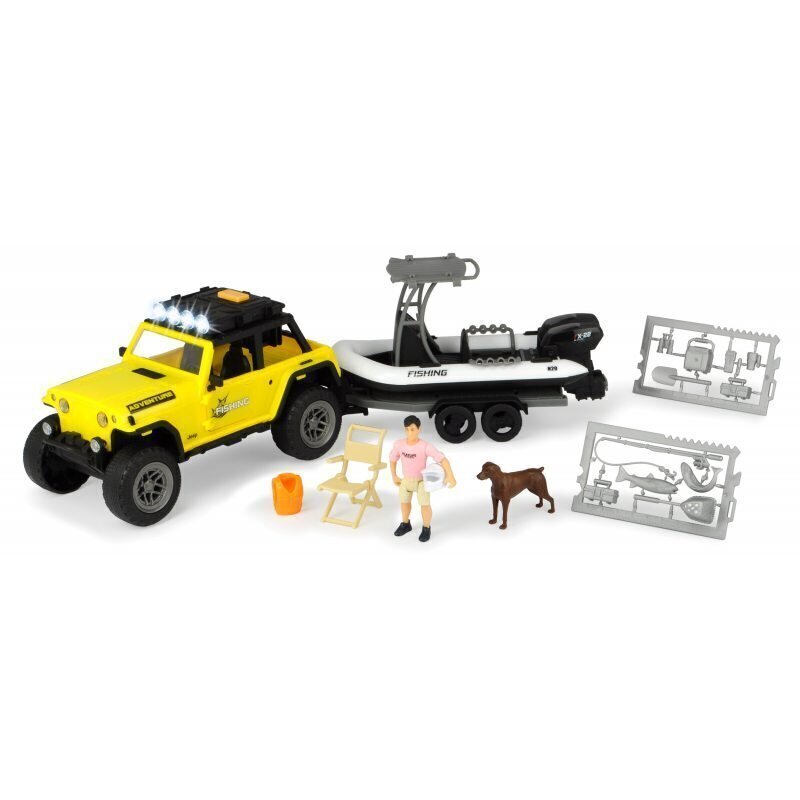 Kaluri komplekt Simba Dickie Toys Play Life Jeep + accessories цена и информация | Poiste mänguasjad | kaup24.ee