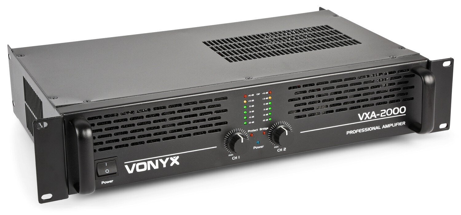 Vonyx VXA-2000 2x 1000W võimendi hind ja info | Koduaudio ja "Soundbar" süsteemid | kaup24.ee