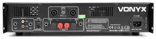 Vonyx VXA-3000 2x 1500W võimendi цена и информация | Домашняя акустика и системы «Саундбар» («Soundbar“) | kaup24.ee