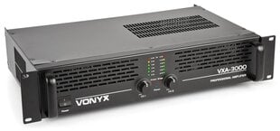 Vonyx VXA-3000 2x 1500W võimendi цена и информация | Домашняя акустика и системы «Саундбар» («Soundbar“) | kaup24.ee