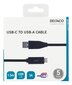 Deltaco USBC-1005M, USB C, USB A, 1.5m цена и информация | Mobiiltelefonide kaablid | kaup24.ee