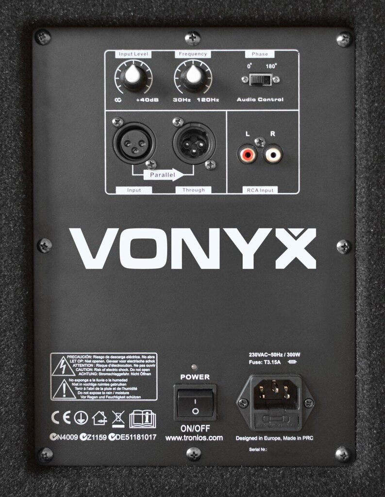 Vonyx SWA18 aktiivne bassikõlar 18 "/ 1000W hind ja info | Kõlarid | kaup24.ee